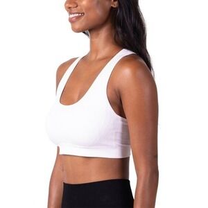 Skechers Womens Racerback Sports Bra Scoop Neck Seamless 2 pack - MED